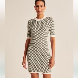 Abercrombie and Fitch Mockneck Mini Sweater Dress